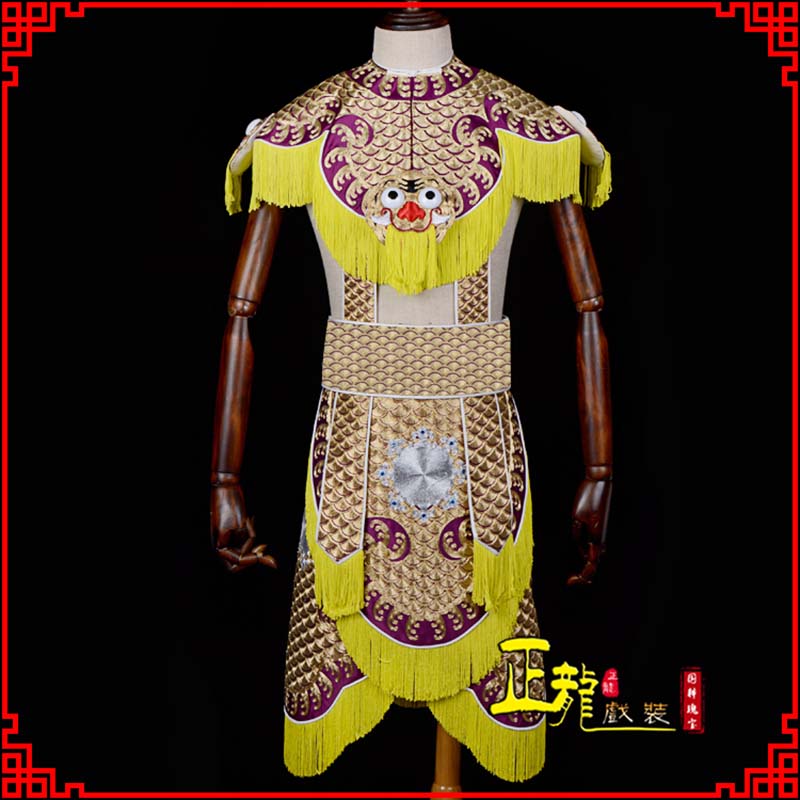 德州武将士兵云肩鱼鳞侉子