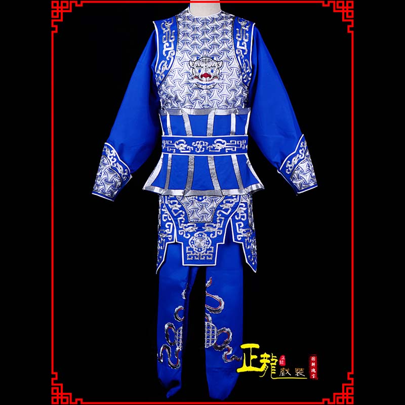 德州武生戏服云肩侉子男兵衣