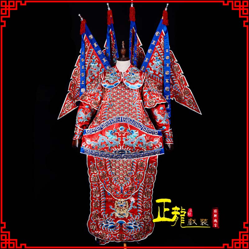 德州武生戏服戏曲武将靠